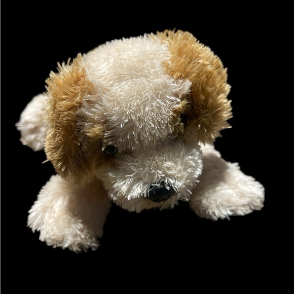 Aurora World Tan Brown Puppy Dog Plush Stuffed Animal EUC - Picture 2 of 7